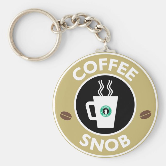 Chaveiro Café Snob, Café Humor (Frente)