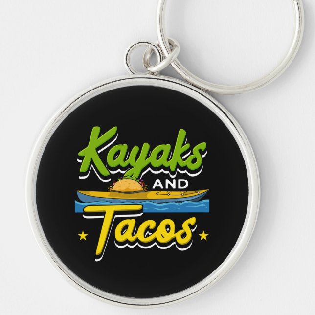 Chaveiro Caiaque - Caiaques e Tacos Caiaque Divertido (Frente)