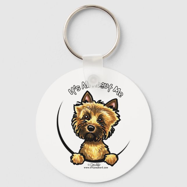 Chaveiro Cairn Terrier É Tudo Sobre Mim (Frente)