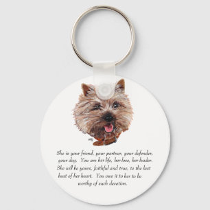 Chaveiro Cairn Terrier Keepsasasak - VOZ FEMININA
