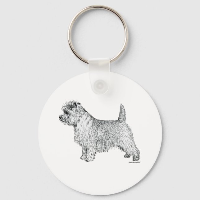 Chaveiro Cairn Terrier Side (Frente)