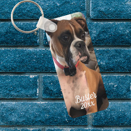 Chaveiro Caixa de Foto Boxer Personalizada com Tipografia B