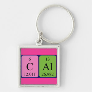 Chaveiro Cal periódico mesa keyring