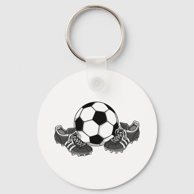 Chaveiro Calçados de bola de futebol (Frente)