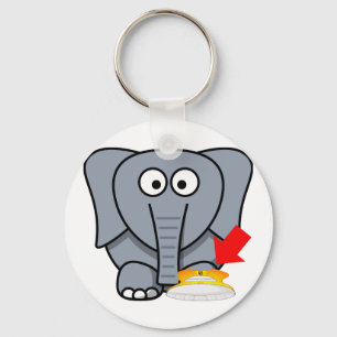 Chaveiro Calçados do elefante eu te amo