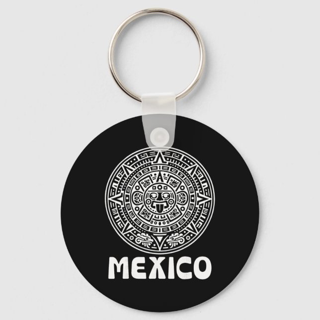 Chaveiro Calendário Asteca Futebol México Fã de Futebol Org (Frente)