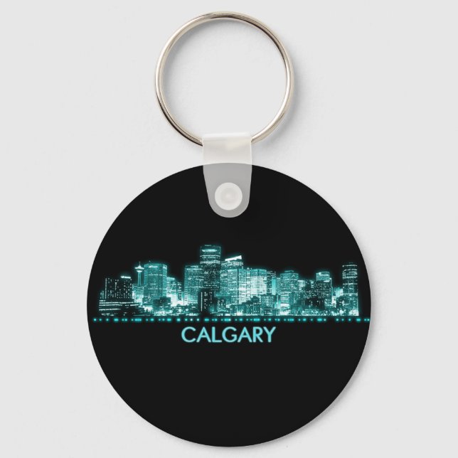 Chaveiro Calgary Skyline (Frente)