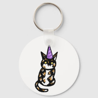 Chaveiro Calico Cat Celebration Keyring