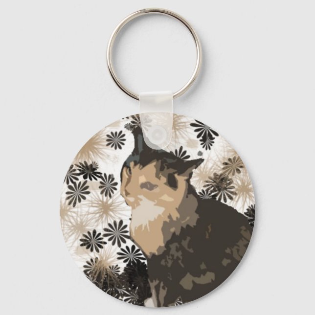 Chaveiro Calico Cat Key Chain (Frente)