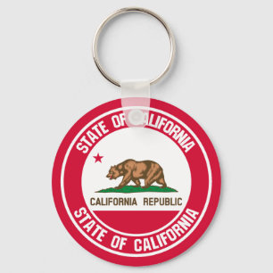 Chaveiro California Round Emblem
