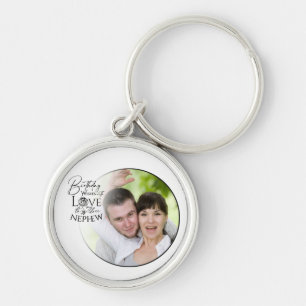 Chaveiro Caligrafia Personalizada Foto Aniversário Para Sob