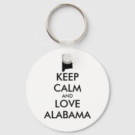 Chaveiro CALMA DE MANUTENÇÃO personalizável e ALABAMA AMOR