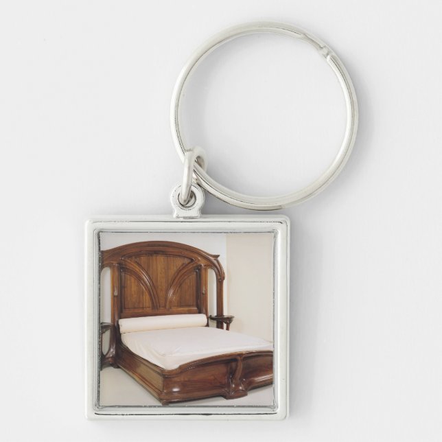 Chaveiro Cama de Nouveau da arte, 1900 (Frente)