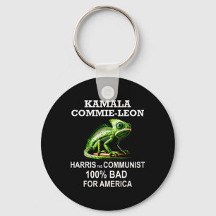 Chaveiro Camarada Kamala Commie Leon Comunista Ha