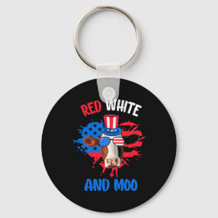 Chaveiro Camarão Vermelho Branco E Maçã Patriótica Farmer 4