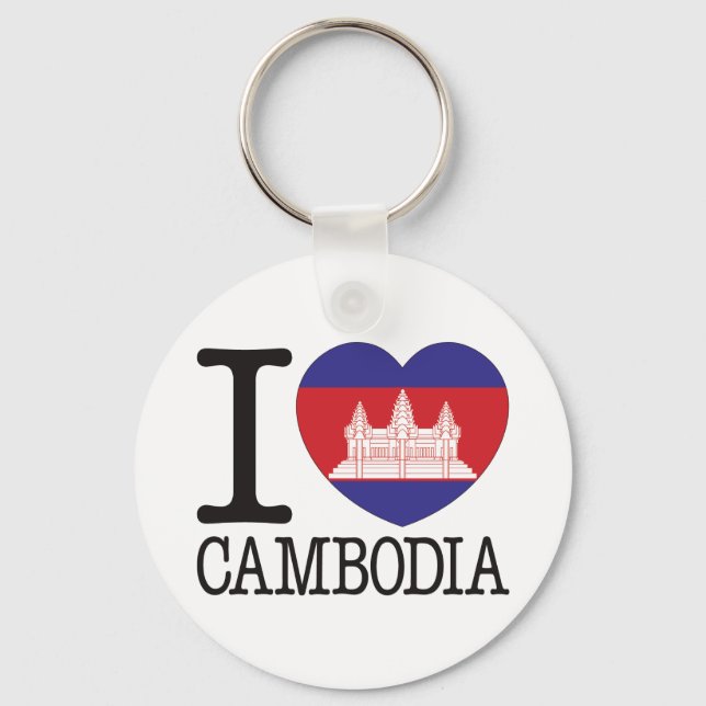 Chaveiro Camboja Love v2 (Frente)