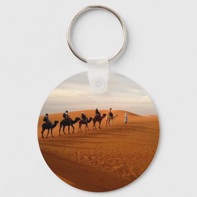 Chaveiro Camel Caravan desert bela paisagem (Frente)