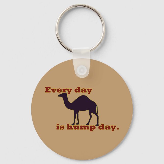 Chaveiro Camel "Every Day is Hump Day" (Frente)