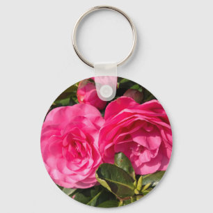 Chaveiro Camélia Rosa Magnífica