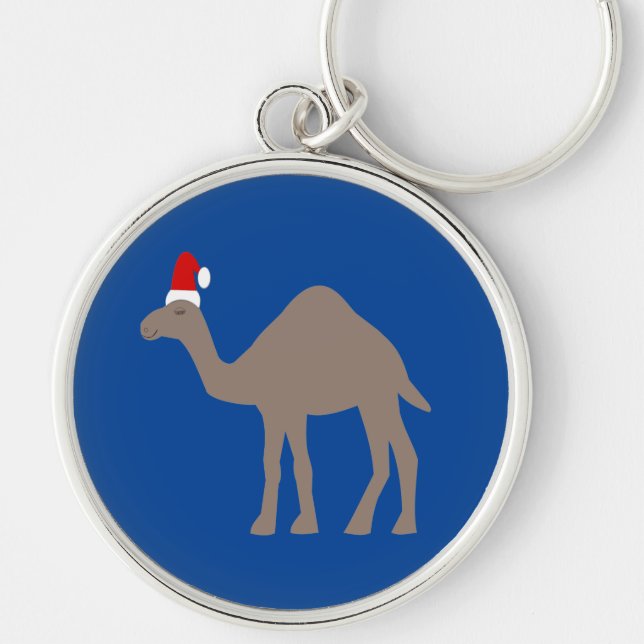 Chaveiro Camelo de Natal bonito (Frente)