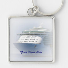 Cameo do navio de cruzeiros com nome