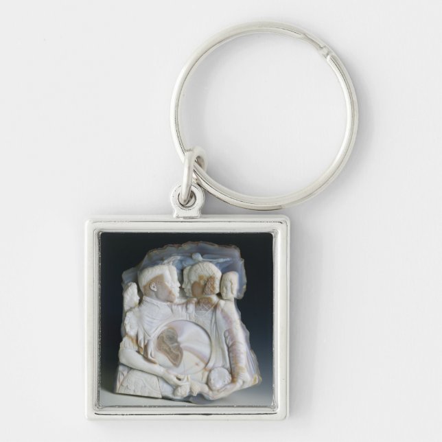 Chaveiro Cameo que descreve Cosimo de Medici (1519-74) e (Frente)