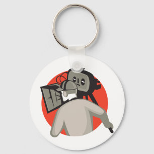 Chaveiro câmera de filme do operador cinematográfico do