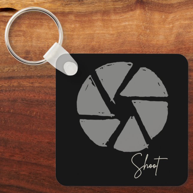 Chaveiro Câmera retrorreflectora de abertura de abertura po (Frente)