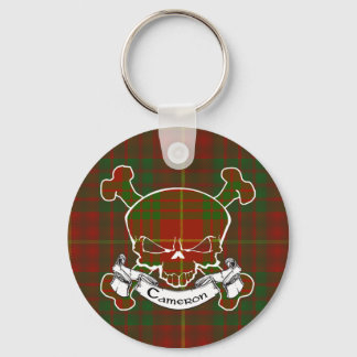 Chaveiro Cameron Tartan Skull Keyring