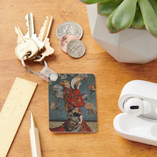 Chaveiro Camille Monet em fantasia japonesa por Claude Mone (Mesa)