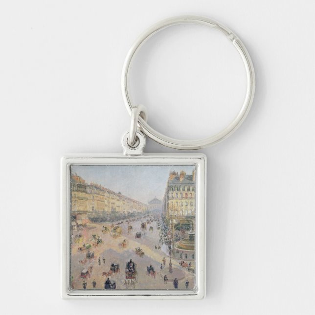 Chaveiro Camille Pissarro | a avenida de L'Opera, Paris (Frente)