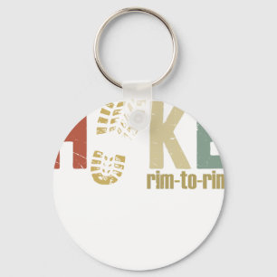 Chaveiro Caminhada de borda a borda engraçado acampamento 2