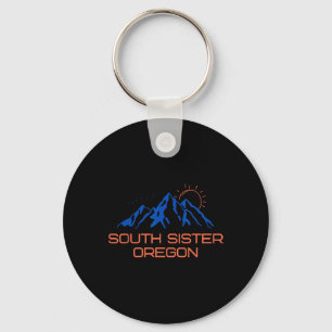 Chaveiro Caminhada South Sister Oregon Montanha Camiseta de