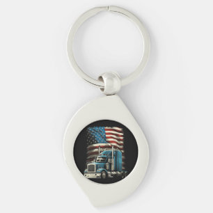 Chaveiro Caminhante Bandeira Americana Para A Unidade De Ca