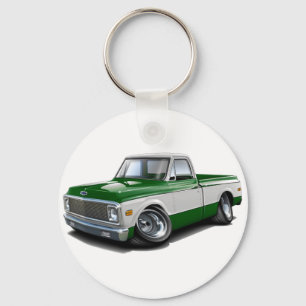 Chaveiro Caminhão 1970-72 Verde-Branco de Chevy C10