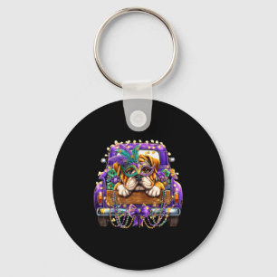 Chaveiro Caminhão Bulldog Mardi Gras Nola Crianças Fofo Men