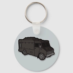 Chaveiro Caminhão da comida: Básico (preto)