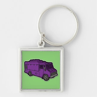 Chaveiro Caminhão da comida: Básico (roxo)
