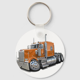 Chaveiro Caminhão da laranja de Kenworth w900
