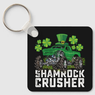 Chaveiro Caminhão de Dia de São Patrício do Xamrock Crusher