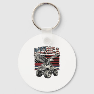Chaveiro Caminhão Monstro Águia Americano Vintage Patriótic