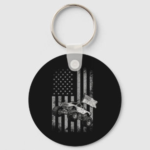 Chaveiro Caminhão monstro bandeira americana design retrô j
