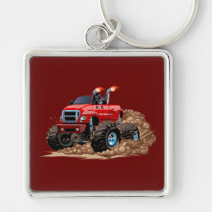 Chaveiro Caminhão monstro de cartum