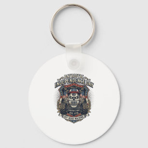 Chaveiro Caminhão Monstro de Caveira Patriótico 1776 Off Ro