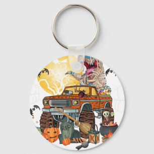 Chaveiro caminhão monstro dinossauro halloween