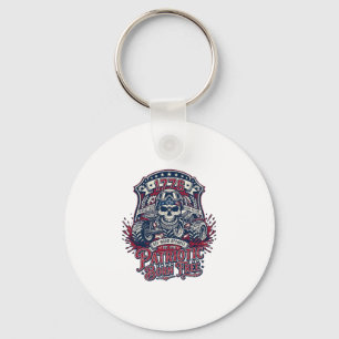 Chaveiro Caminhão Monstro Patriótico 1776 Off Road Crânio P