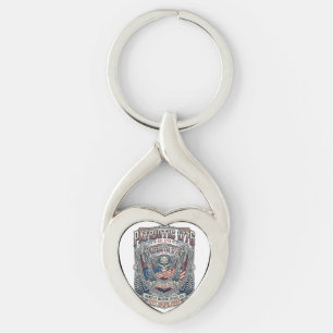 Chaveiro Caminhão Monstro Patriótico 1776 Off Road Skull Ca