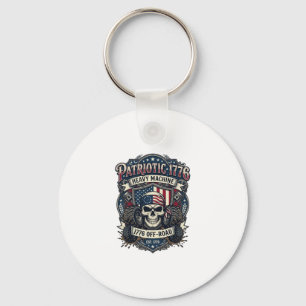Chaveiro Caminhão Monstro Patriótico 1776 Off Road Skull Ca