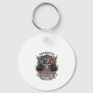 Chaveiro Caminhão Monstro Patriótico 1776 Off Road Skull Pe