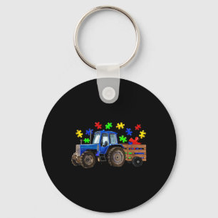 Chaveiro Caminhão Trator de Fazenda Puzzle Dia de Conscient